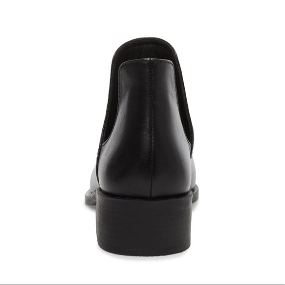 Steven Madden Joella Black Leather Bootie - Picture 4 of 13